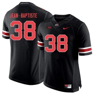 Men's Ohio State Buckeyes #38 Javontae Jean-Baptiste Black Out Nike NCAA College Football Jersey Fashion ZUY4844TG